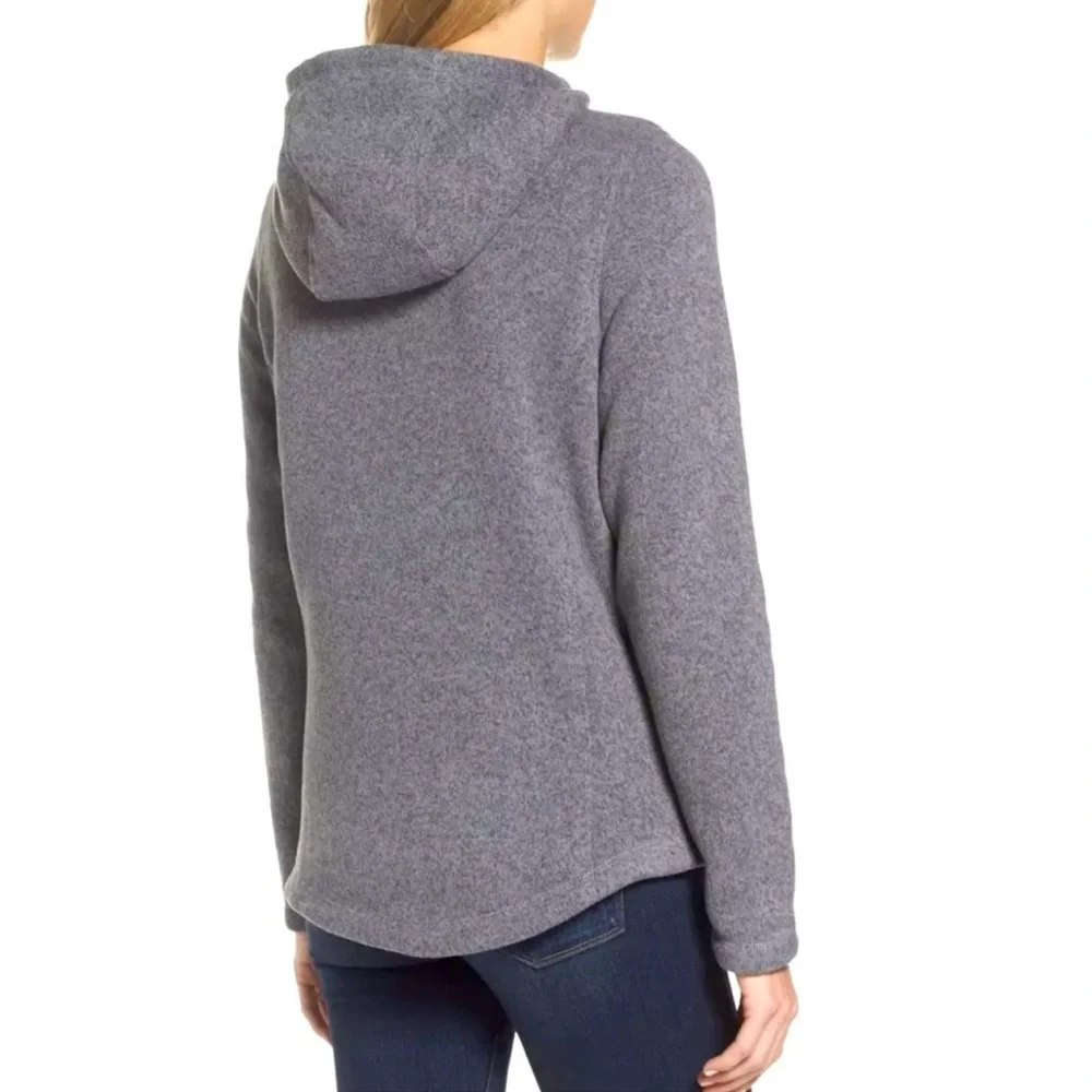 The North Face Jacket Crescent Fleece Hooded Pullover Fleece Toggle Sweater Med - Picture 3 of 14